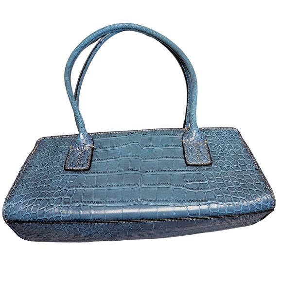 Tommy Hilfiger Purse MEDIUM SHOULDER BAG faux alligator career business core - Picture 2 of 13